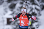 13.12.2019, xkvx, Biathlon IBU Weltcup Hochfilzen, Sprint Herren, v.l. Johannes Dale (Norway) in aktion / in action competes
