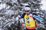 13.12.2019, xkvx, Biathlon IBU Weltcup Hochfilzen, Sprint Herren, v.l. Martin Fourcade (France) in aktion / in action competes