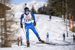14.12.2019, xkvx, Biathlon DSV Deutschlandpokal Martell, Sprint - maennlich, v.l. Luca Nicolussi (Germany)  