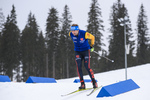 17.12.2019, xkvx, Biathlon IBU Cup Obertilliach, Training Damen, v.l. Technican Rene Altenburger Koch (Germany)  