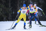 18.12.2019, xkvx, Biathlon IBU Cup Obertilliach, Short Individual Herren, v.l. Oskar Brandt (Sweden) in aktion / in action competes