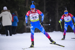 18.12.2019, xkvx, Biathlon IBU Cup Obertilliach, Short Individual Herren, v.l. Said Karimulla Khalili (Russia) in aktion / in action competes
