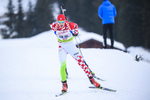 18.12.2019, xkvx, Biathlon IBU Cup Obertilliach, Short Individual Herren, v.l. Kresimir Crnkovic (Croatia) in aktion / in action competes