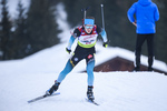 18.12.2019, xkvx, Biathlon IBU Cup Obertilliach, Short Individual Herren, v.l. Martin Perrillat Bottonet (France) in aktion / in action competes