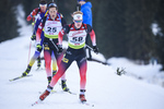 18.12.2019, xkvx, Biathlon IBU Cup Obertilliach, Short Individual Herren, v.l. Sivert Guttorm Bakken (Norway) in aktion / in action competes