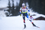 18.12.2019, xkvx, Biathlon IBU Cup Obertilliach, Short Individual Herren, v.l. Tomas Krupcik (Czech Republic) in aktion / in action competes