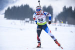 18.12.2019, xkvx, Biathlon IBU Cup Obertilliach, Short Individual Herren, v.l. Ondrej Hosek (Czech Republic) in aktion / in action competes