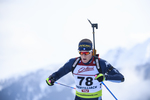 18.12.2019, xkvx, Biathlon IBU Cup Obertilliach, Short Individual Herren, v.l. Rudy Zini (Italy) in aktion / in action competes