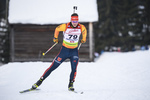 18.12.2019, xkvx, Biathlon IBU Cup Obertilliach, Short Individual Herren, v.l. Danilo Riethmueller (Germany) in aktion / in action competes