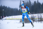 18.12.2019, xkvx, Biathlon IBU Cup Obertilliach, Short Individual Herren, v.l. Danil Beletskiy in aktion / in action competes