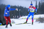 18.12.2019, xkvx, Biathlon IBU Cup Obertilliach, Short Individual Herren, v.l. Ilnaz Mukhamedzianov (Russia) in aktion / in action competes
