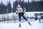 18.12.2019, xkvx, Biathlon IBU Cup Obertilliach, Short Individual Herren, v.l. Joosep Perv (Estonia) in aktion / in action competes