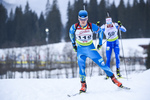 18.12.2019, xkvx, Biathlon IBU Cup Obertilliach, Short Individual Herren, v.l. Dastan Deldesh (Kazakhstan) in aktion / in action competes