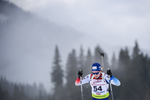 18.12.2019, xkvx, Biathlon IBU Cup Obertilliach, Short Individual Herren, v.l. Sebastian Stalder (Switzerland) in aktion / in action competes