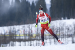 18.12.2019, xkvx, Biathlon IBU Cup Obertilliach, Short Individual Herren, v.l. Jokubas Mackine (Lithuania) in aktion / in action competes