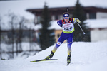 18.12.2019, xkvx, Biathlon IBU Cup Obertilliach, Short Individual Herren, v.l. Ruslan Bryhadyr (Ukraine) in aktion / in action competes