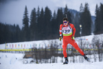 18.12.2019, xkvx, Biathlon IBU Cup Obertilliach, Short Individual Herren, v.l. Matthew Strum (Canada) in aktion / in action competes