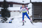 18.12.2019, xkvx, Biathlon IBU Cup Obertilliach, Short Individual Herren, v.l. Adam Peacock (Great Britain) in aktion / in action competes