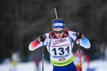 18.12.2019, xkvx, Biathlon IBU Cup Obertilliach, Short Individual Herren, v.l. Nico Salutt (Switzerland) in aktion / in action competes
