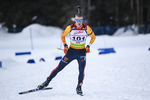 18.12.2019, xkvx, Biathlon IBU Cup Obertilliach, Short Individual Herren, v.l. Florian Hollandt (Germany) in aktion / in action competes