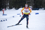 18.12.2019, xkvx, Biathlon IBU Cup Obertilliach, Short Individual Herren, v.l. Florian Hollandt (Germany) in aktion / in action competes