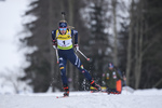 18.12.2019, xkvx, Biathlon IBU Cup Obertilliach, Short Individual Damen, v.l. Michela Carrara (Italy) in aktion / in action competes