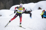 18.12.2019, xkvx, Biathlon IBU Cup Obertilliach, Short Individual Damen, v.l. Karoline Erdal (Norway) in aktion / in action competes