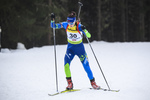 18.12.2019, xkvx, Biathlon IBU Cup Obertilliach, Short Individual Damen, v.l. Elena Kruchinkina (Belarus) in aktion / in action competes