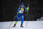 18.12.2019, xkvx, Biathlon IBU Cup Obertilliach, Short Individual Damen, v.l. Adelina Sabitava (Belarus) in aktion / in action competes