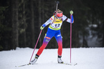 18.12.2019, xkvx, Biathlon IBU Cup Obertilliach, Short Individual Damen, v.l. Henrieta Horvatova (Slovakia) in aktion / in action competes