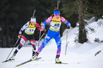 18.12.2019, xkvx, Biathlon IBU Cup Obertilliach, Short Individual Damen, v.l. Anastasiia Porshneva (Russia) in aktion / in action competes