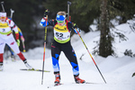 18.12.2019, xkvx, Biathlon IBU Cup Obertilliach, Short Individual Damen, v.l. Kadri Lehtla (Estonia) in aktion / in action competes