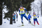18.12.2019, xkvx, Biathlon IBU Cup Obertilliach, Short Individual Damen, v.l. Mariya Abe (Korea) in aktion / in action competes