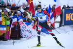 19.12.2019, xkvx, Biathlon IBU Weltcup Le Grand Bornand, Sprint Herren, v.l. Julian Eberhard (Austria) in aktion / in action competes