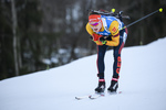 19.12.2019, xkvx, Biathlon IBU Weltcup Le Grand Bornand, Sprint Herren, v.l. Benedikt Doll (Germany) in aktion / in action competes