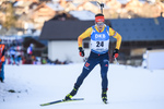 19.12.2019, xkvx, Biathlon IBU Weltcup Le Grand Bornand, Sprint Herren, v.l. Philipp Horn (Germany) in aktion / in action competes