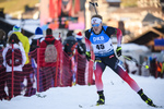 19.12.2019, xkvx, Biathlon IBU Weltcup Le Grand Bornand, Sprint Herren, v.l. Johannes Dale (Norway) in aktion / in action competes