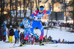 19.12.2019, xkvx, Biathlon IBU Weltcup Le Grand Bornand, Sprint Herren, v.l. Nikita Porshnev (Russia) in aktion / in action competes