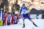 19.12.2019, xkvx, Biathlon IBU Weltcup Le Grand Bornand, Sprint Herren, v.l. Artem Pryma (Ukraine) in aktion / in action competes