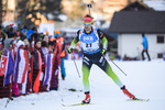 19.12.2019, xkvx, Biathlon IBU Weltcup Le Grand Bornand, Sprint Herren, v.l. Klemen Bauer (Slovenia) in aktion / in action competes