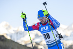 19.12.2019, xkvx, Biathlon IBU Weltcup Le Grand Bornand, Sprint Herren, v.l.  in aktion / in action competes