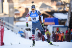 19.12.2019, xkvx, Biathlon IBU Weltcup Le Grand Bornand, Sprint Herren, v.l. Leif Nordgren (United States) in aktion / in action competes