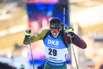 19.12.2019, xkvx, Biathlon IBU Weltcup Le Grand Bornand, Sprint Herren, v.l. Vytautas Strolia (Lithuania) in aktion / in action competes