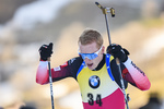19.12.2019, xkvx, Biathlon IBU Weltcup Le Grand Bornand, Sprint Herren, v.l. Johannes Thingnes Boe (Norway) in aktion / in action competes