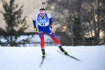 19.12.2019, xkvx, Biathlon IBU Weltcup Le Grand Bornand, Sprint Herren, v.l. Tomas Hasilla (Slovakia) in aktion / in action competes