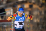 19.12.2019, xkvx, Biathlon IBU Weltcup Le Grand Bornand, Sprint Herren, v.l. Erik Lesser (Germany) in aktion / in action competes