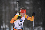 20.12.2019, xkvx, Biathlon IBU Weltcup Le Grand Bornand, Sprint Damen, v.l. Denise Herrmann (Germany) in aktion / in action competes