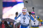 20.12.2019, xkvx, Biathlon IBU Weltcup Le Grand Bornand, Sprint Damen, v.l. Mari Eder (Finland) in aktion / in action competes