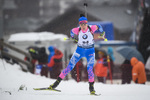 20.12.2019, xkvx, Biathlon IBU Weltcup Le Grand Bornand, Sprint Damen, v.l. Larisa Kuklina (Russia) in aktion / in action competes
