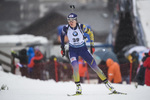 20.12.2019, xkvx, Biathlon IBU Weltcup Le Grand Bornand, Sprint Damen, v.l. Olena Pidhrushna (Ukraine) in aktion / in action competes